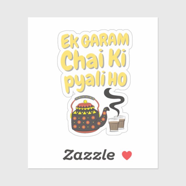 Desi y Witty Pegatina (Hoja)