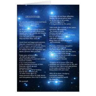 Desiderata en la galaxia de las Pléyades