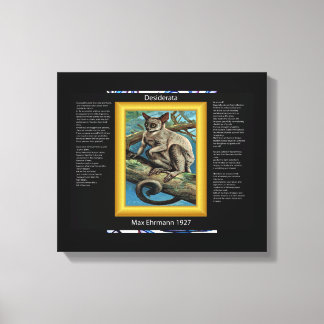 DESIDERATA  Galago Impresión en Lienzo