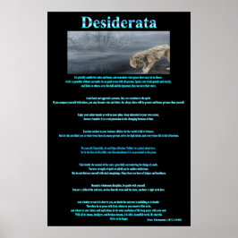 Desiderata Gray Wolves Bebe Posters