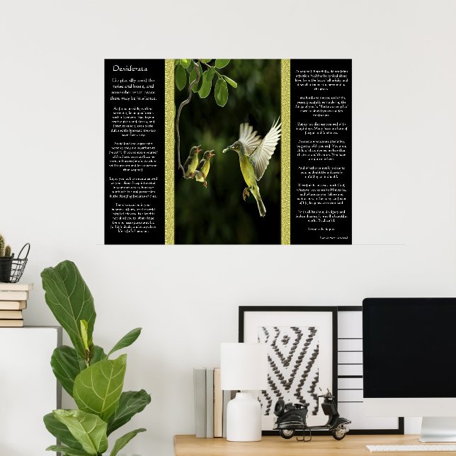 Desiderata Hummingbird Posters 2 (Oficina en casa)