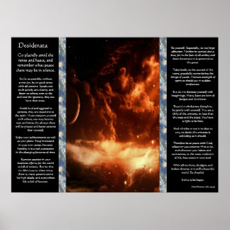 Desiderata Ocean Space Posters