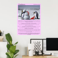 Desiderata Pingüinos Posters de la sandía de nieve