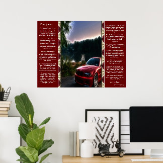 Desiderata Posters de coches rojos calientes