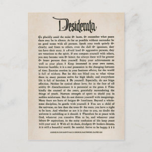 Desiderátums del vintage - postal