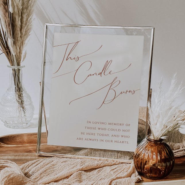 Desierto Caprichoso | Esta Vela Arde Póster Beige (Subido por el creador)