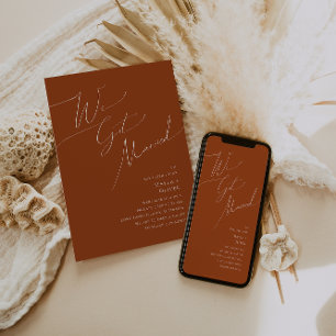 Desierto caprichoso Invitación de cohetes rojos