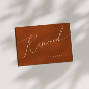 Desierto caprichoso Rótulo reservado de Terracot