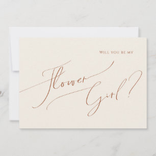 Desierto caprichoso   Tarjeta de chica de flor Bei