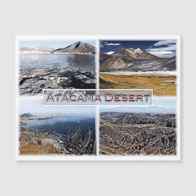 Desierto de Atacama - Chile - Mosaico - (Anverso)