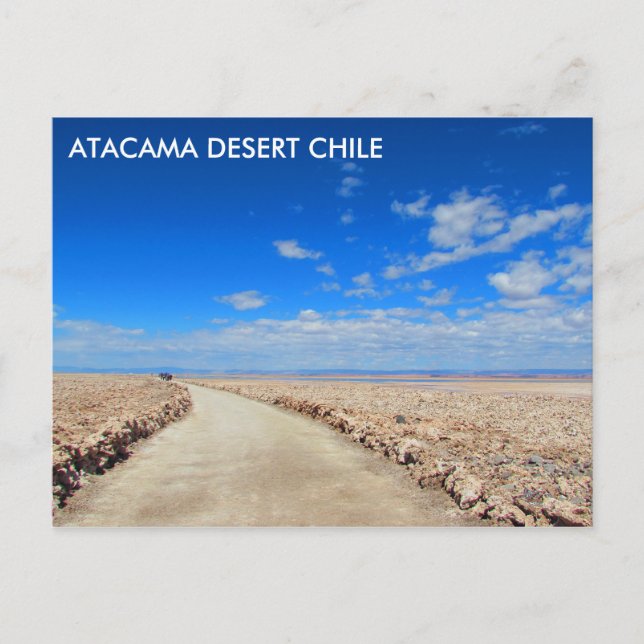 Desierto de Atacama, postal de Chile (Anverso)
