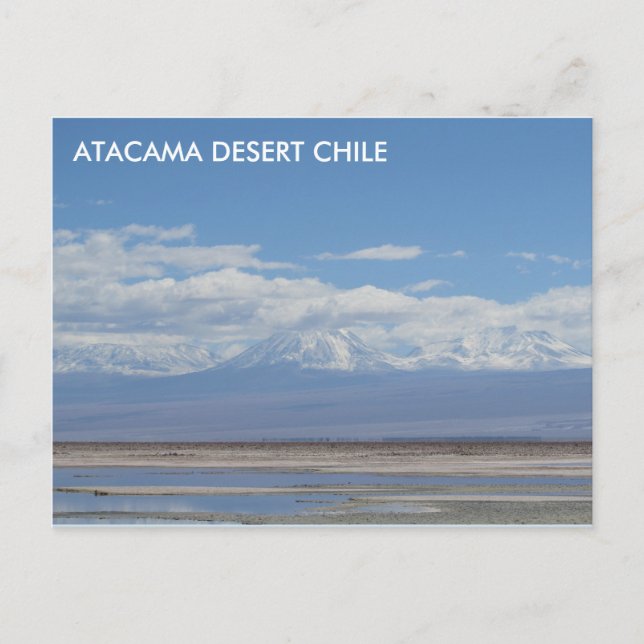 Desierto de Atacama, postal de Chile (Anverso)