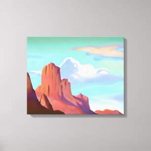 Desierto del Suroeste con Montañas Arte Minimalist