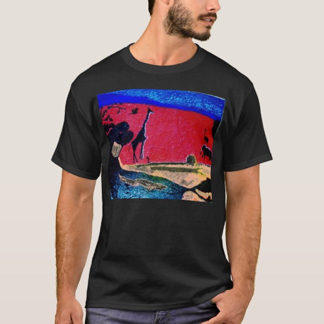desierto en la camiseta del amanecer (Anverso)