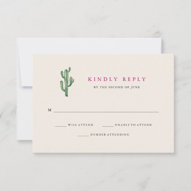 Desierto neutral | Respuesta Boda de Cactus (Anverso)
