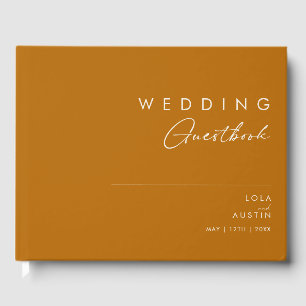 Desierto simple Libro de invitados de Bodas Nara