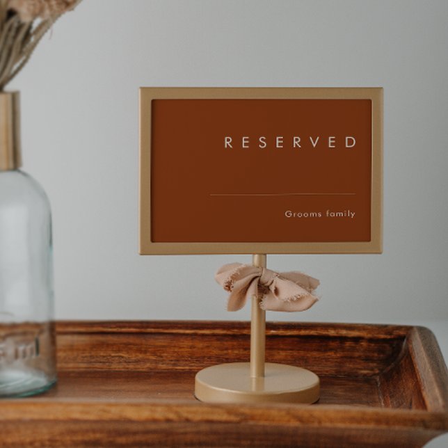 Desierto simple | Rótulo reservado de Terracota (Subido por el creador)