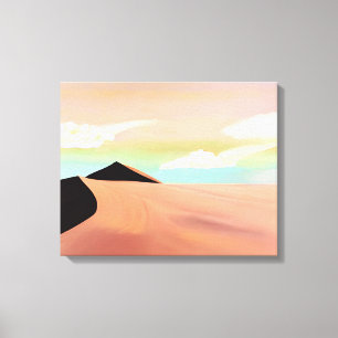 Desierto suroeste con dunas arte Minimalista