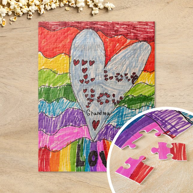 Design a Custom Puzzle with Your Child's Art (Subido por el creador)