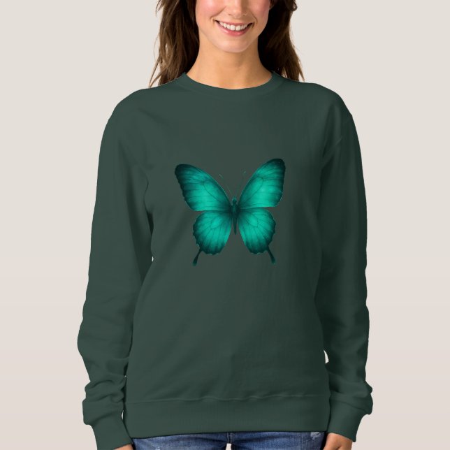 DESIGN DE CAMISETAS FEMININO BORBOLETAS  (Anverso)