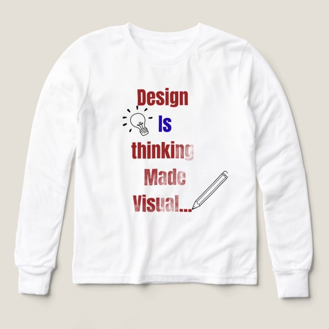 Design Is Thinking Made Visual – Minimal Graphic D (Diseño frontal)