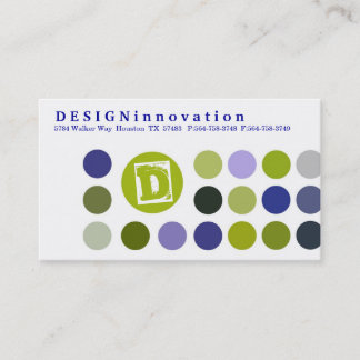 DESIGNInnovation [Blue] Tarjetas de visita
