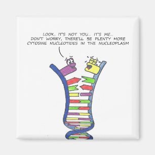 Desintegración de la DNA - imán del refrigerador