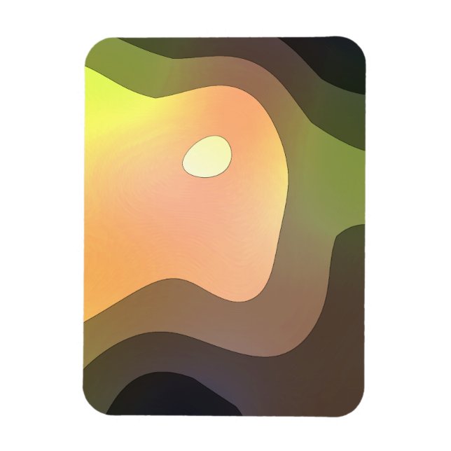 Deslizándose - imán de 3"x4" (Vertical)