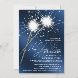 Deslumbrante esparcen a los nuevos años invitacion