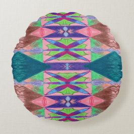 Deslumbrar C/M sobre una almohada redonda