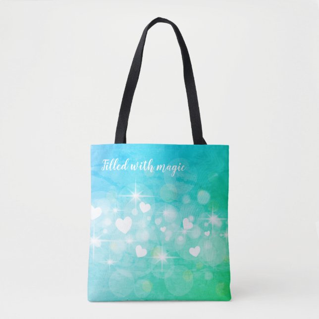 Deslumbre los corazones y la bolsa de asas (Anverso)