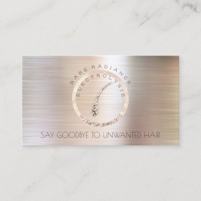 Desmontaje del pelo de electrolisis Rosa de citas (Anverso)