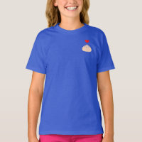 Desmoronando la camiseta de los niños con amor