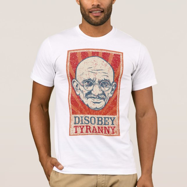Desobedezca la camiseta de la tiranía (Anverso)