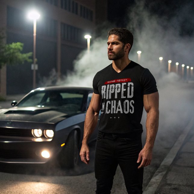 Despedazado de la camiseta de instinto de caos (Subido por el creador)