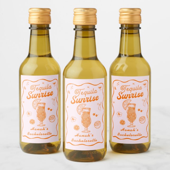 Despedida de soltera Amanecer de Tequila Naranja R (Botellas)