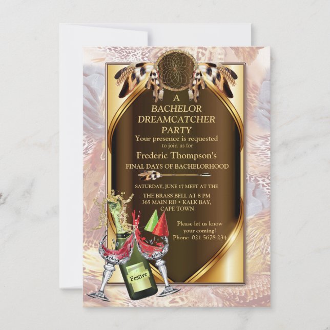 Despedida de soltero atrapasueños (Anverso)