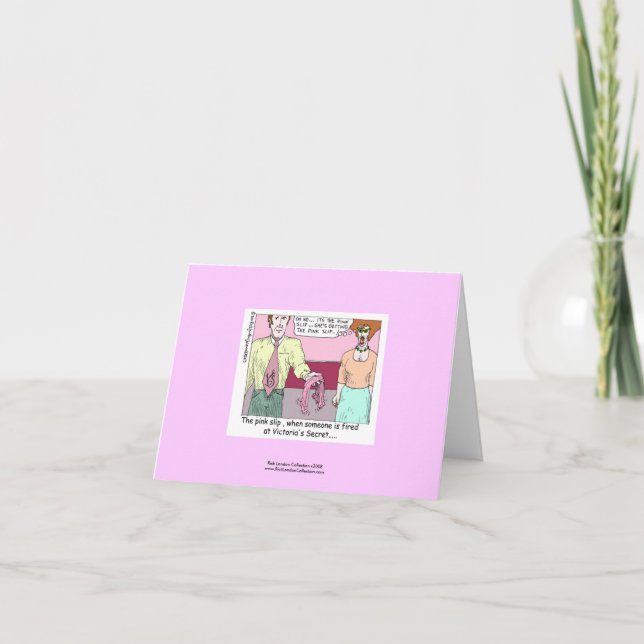 Despedido de Victoria Secret Tarjeta de Nota de Di (Anverso)