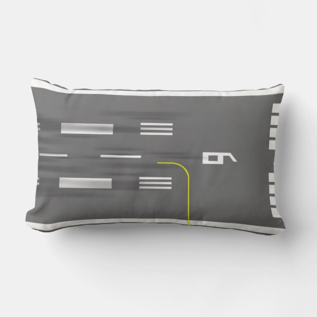 Despejado para aterrizar la almohada de la pista, (Anverso)