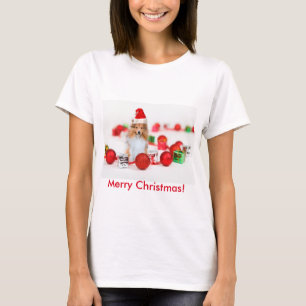 Despertar amargas camisetas de mujeres navideñas