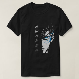 DESPERTAR - Camiseta Anime de media cara