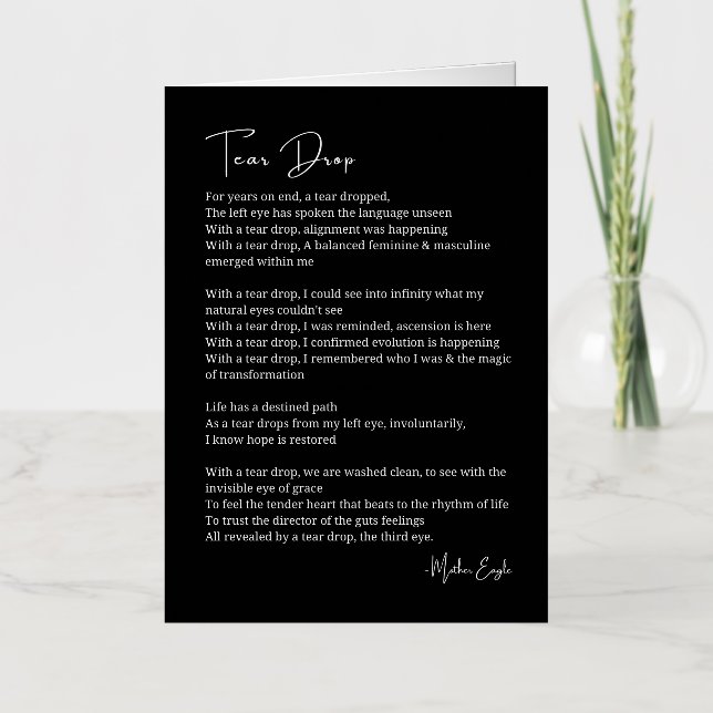 Despertar del Tercer Ojo de la Lágrima (Anverso)