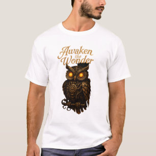 Despertar la Maravilla – Camiseta de Arte de Búho