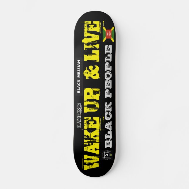 DESPERTAR Y VIVIR Skateboard (Anverso)