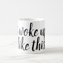 Desperté como esto… la taza de café divertida
