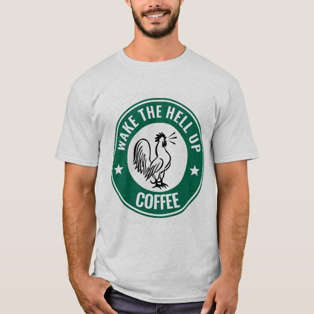 DESPIERTA EL CAFÉ, Camisetas DE ROOSTER (Anverso)