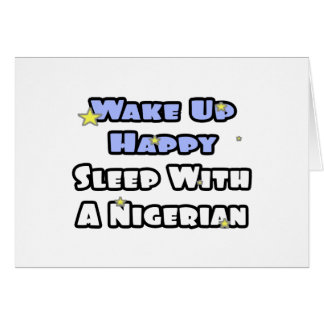 Despierta Feliz... Dormir con un nigeriano