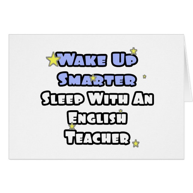 Despierta más inteligente... Duerme con un profeso (Anverso (Horizontal))