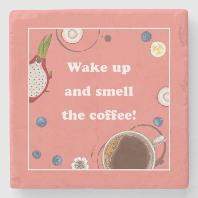 DESPIERTA. POSAVASOS DE PIEDRA (Anverso)