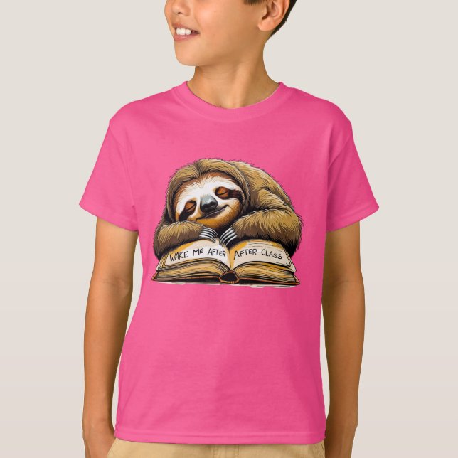 Despiértame después de clase | Camiseta de estudia (Anverso)